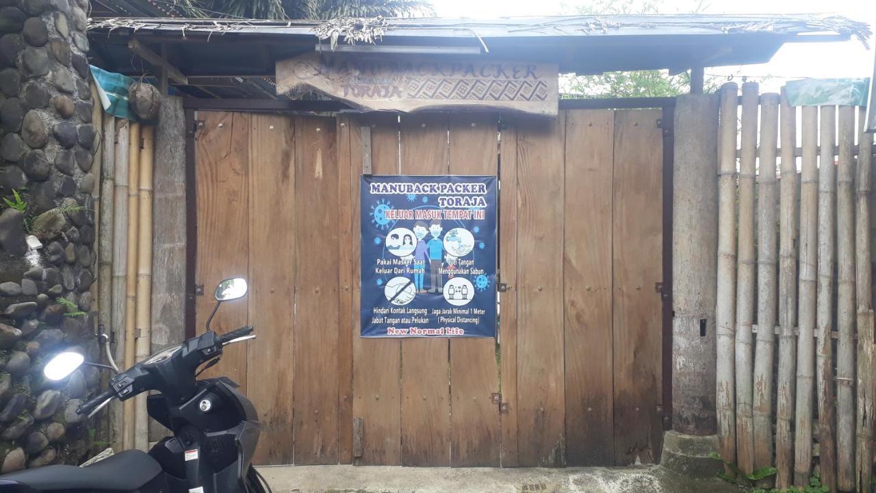 Toraja Manubackpacker Hotel Rantepao Exterior photo